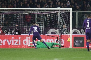 Erik Pulgar (fiorentina), 22 Şubat 2020 'de Firenze' de oynanan İtalya Serie A futbol karşılaşmasında penaltı vuruşunda penaltı vuruşunu yaptı.