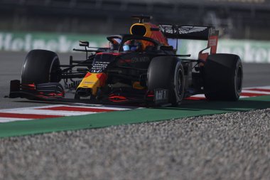 Alexander Albon (tha) Red Bull yarışı rb15 Pre-season Test 2020, Formula 1 Şampiyonası (İspanya), 20 Şubat 2020 - Lps / Alessio De Marco