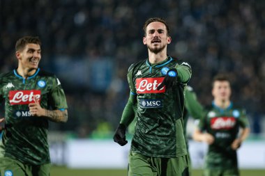 Fabian Ruiz (sssc napoli) Mutluluk golü Brescia vs Ssc Napoli, İtalya Serie A futbol maçı, 21 Şubat 2020 - Lps / Francesco Scaccianoce