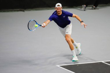 Andrea Vavassori Atp Bergamo Challenger sırasında, 22 Şubat 2020 - Lps / Roberta Corradin