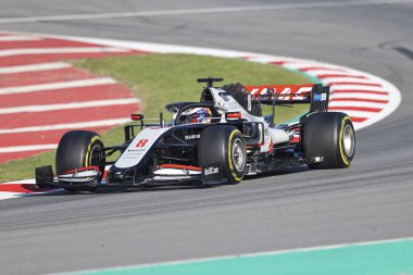 Romain grosjean (fra) f1 takımı vf-20 sezon öncesi test 2020, Formula 1 Şampiyonası (İspanya), 20 Şubat 2020 - Lps / Alessio De Marco