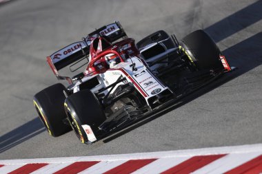 Kimi Raikkonen (yüzgeç) alfa romeo race c39 during the Pre- season Testing 2020, Formula 1 Championship in Barcelona (İspanya), 20 Şubat 2020 - Lps / Alessio De Marco