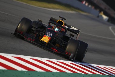 Alexander Albon (tha) Red Bull yarışı rb15 Pre-season Test 2020, Formula 1 Şampiyonası (İspanya), 21 Şubat 2020 - Lps / Alessio De Marco