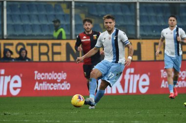 Genoa vs Ss Lazio, İtalya Serie A futbol maçı sırasında ciro immobile (tembel) - Lps / Danilo Vigo