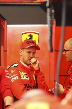 Sebastian vettel (ger) scuderia ferrari sf1000 sezon öncesi test 2020, Formula 1 Şampiyonası (İspanya), 21 Şubat 2020 - Lps / Alessio De Marco