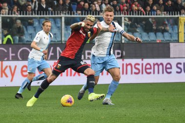 Valon behrami (genoa), ciro hareketsiz (lazio) Cenova vs Ss Lazio, İtalya Serie A futbol maçı, 23 Şubat 2020 - Lps / Danilo Vigo
