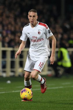 Andrea Conti (Milano) Fiorentina 'ya karşı Milan, İtalya Serie A futbol maçı sırasında, 22 Şubat 2020 - Lps / Matteo Papini
