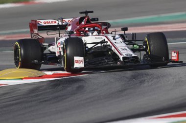 Kimi Raikkonen (yüzgeç) alfa romeo race c39 during the Pre- season Testing 2020, Formula 1 Championship in Barcelona (İspanya), 20 Şubat 2020 - Lps / Alessio De Marco