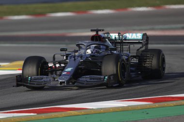 Lewis Hamilton (gbr) Mercedes amg f1 w11 Pre-season Testing 2020, Formula 1 Championship in Barcelona (İspanya), 20 Şubat 2020 - Lps / Alessio De Marco