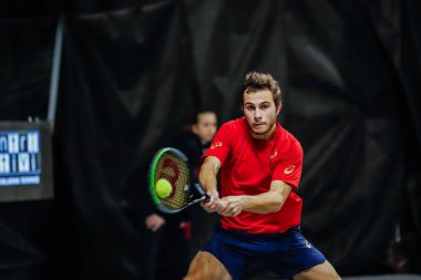 hugo gaston Atp Bergamo Challenger sırasında, Bergamo Tenis Uluslararası Şampiyonası, 22 Şubat 2020 - Lps / Roberta Corradin