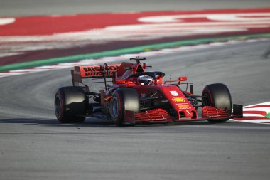 Sebastian vettel (ger) scuderia ferrari sf1000 sezon öncesi test 2020, Formula 1 Şampiyonası (İspanya), 20 Şubat 2020 - Lps / Alessio De Marco