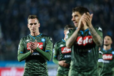 Arkadiusz milik (sssc napoli) Brescia vs Ssc Napoli, İtalya Serie A futbol maçı, 21 Şubat 2020 - Lps / Francesco Scaccianoce