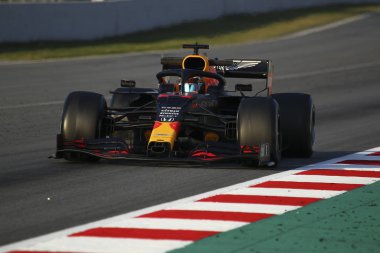 Alexander Albon (tha) Red Bull yarışı rb15 Pre-season Test 2020, Formula 1 Şampiyonası (İspanya), 21 Şubat 2020 - Lps / Alessio De Marco