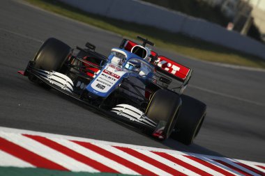 Nicolas Latifi (can) Williams Mercedes Fw43 Sezon Öncesi Deneme 2020, Formula 1 Şampiyonası (İspanya), 21 Şubat 2020 - Lps / Alessio De Marco