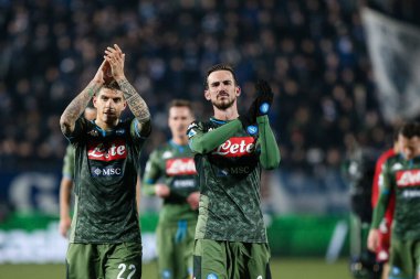 Fabian Ruiz (ssc napoli) ve Lorenzo 'lu Giovanni (ssc napoli) Brescia vs Ssc Napoli, İtalya Serie A football match, 21 Şubat 2020 - Lps / Francesco Scaccianoce