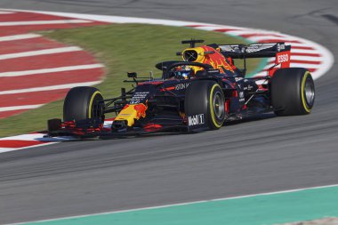 Alexander Albon (tha) Red Bull yarışı rb15 Pre-season Test 2020, Formula 1 Şampiyonası (İspanya), 20 Şubat 2020 - Lps / Alessio De Marco
