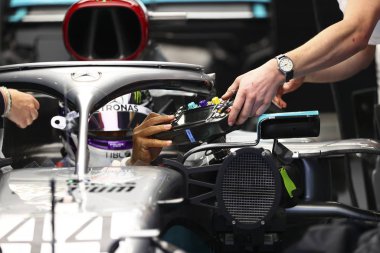 Lewis Hamilton (gbr) Mercedes amg f1 w11 sezon öncesi test 2020, Formula 1 Şampiyonası (İspanya), 21 Şubat 2020 - Lps / Alessio De Marco