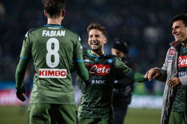 kuru mertens (ssc napoli) mutluluk ince partita Brescia vs Ssc Napoli, İtalya Serie A futbol maçı, Brescia, 21 Şubat 2020 - Lps / Francesco Scaccianoce