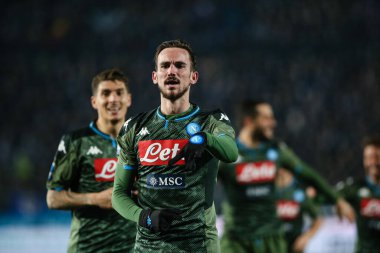 Fabian Ruiz (sssc napoli) Mutluluk golü Brescia vs Ssc Napoli, İtalya Serie A futbol maçı, 21 Şubat 2020 - Lps / Francesco Scaccianoce