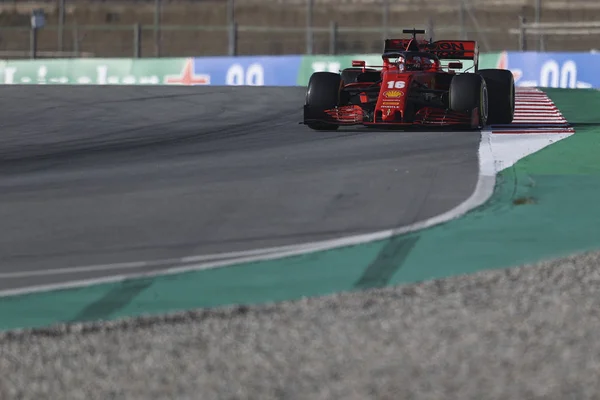 Charles Leclerc Mon Scuderia Ferrari Sf1000 Pre Season Testing 2020 — Fotografia de Stock