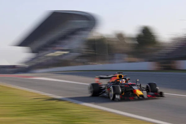 Max Verstappen Ned Red Bull Yarışı Rb15 Pre Season Testing — Stok fotoğraf