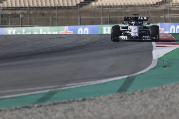 Pierre Gasly Fra Alpha Tauri At01 Durante Pré Temporada Testing — Fotografia de Stock