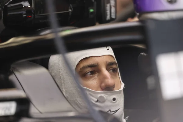 Daniel Ricciardo Aus Renault Sport Team Rs20 Podczas Testów Przedsezonowych — Zdjęcie stockowe
