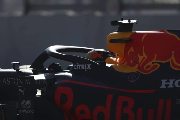 Alexander Albon Tha Red Bull Yarışı Rb15 Pre Season Test — Stok fotoğraf