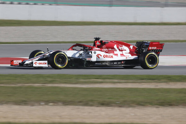 kimi raikkonen (fin) alfa romeo racing c39 during Pre-season Testing 2020 , Formula 1 Championship in Barcelona (Spain), February 20 2020 - LPS/Alessio De Marco