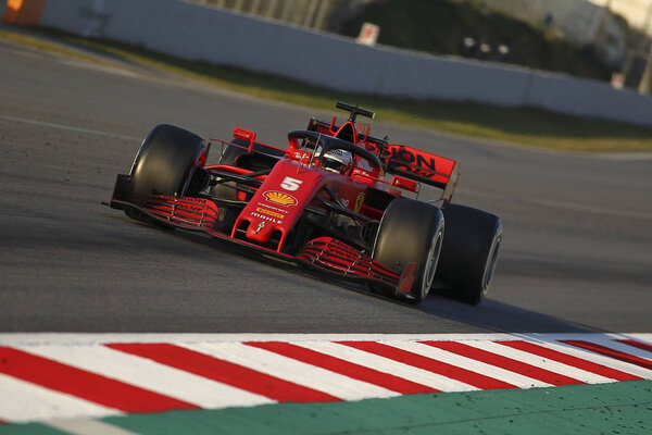 sebastian vettel (ger) scuderia ferrari sf1000 during Pre-season Testing 2020, Formula 1 Championship in Barcelona (Spain), February 21 2020 - LPS/Alessio De Marco