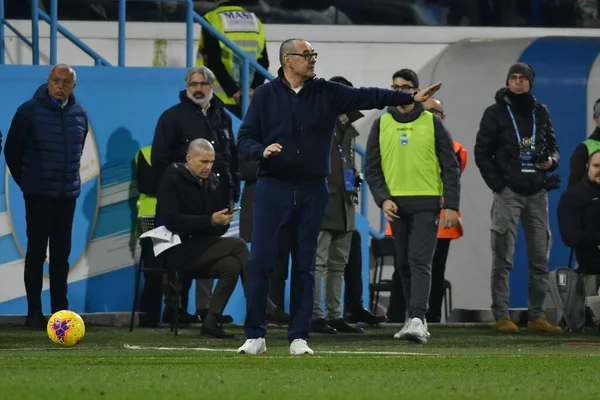 Maurizio Sarri Coach Yountus Κατά Διάρκεια Του Juventus Ιταλική Serie — Φωτογραφία Αρχείου
