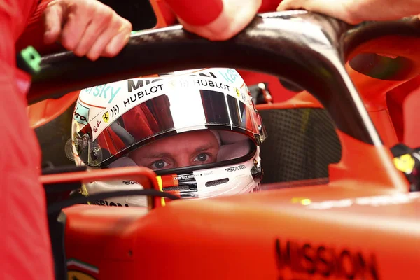 Sebastian Vettel Ger Scuderia Ferrari Sf1000 Tijdens Pre Season Testing — Stockfoto