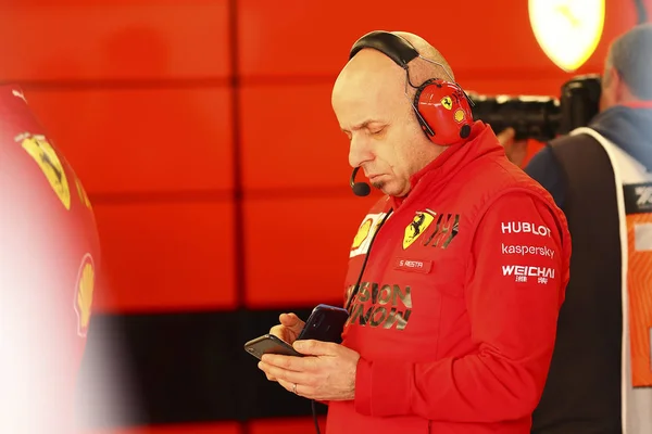 Simone Resta Scuderia Ferrari Tijdens Het Voorseizoen Testing 2020 Formule — Stockfoto