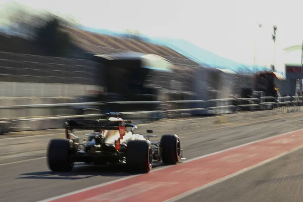 Alexander Albon Tha Red Bull Racing Rb15 Pre Season Testing — Fotografia de Stock