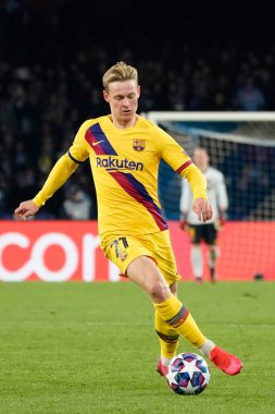 Napoli-Barcelona maçında Frenkie de Jong, Napoli Futbol Şampiyonları Ligi Erkekler Şampiyonası, 25 Şubat 2020 - Lps / Marco Iorio