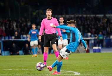 Napoli Barselona 'ya karşı, Napoli Futbol Şampiyonları Ligi Erkekler Şampiyonası, 25 Şubat 2020 - Lps / Marco Iorio