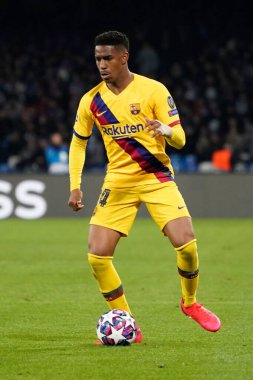 Napoli Barselona 'ya karşı Junior Firpo, Napoli' de Futbol Şampiyonlar Ligi Erkekler Şampiyonası, 25 Şubat 2020 - Lps / Marco Iorio