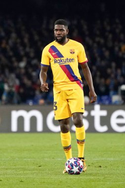 Samuel umtiti, Napoli Barselona 'ya karşı, Futbol Şampiyonları Ligi Erkekler Şampiyonası, 25 Şubat 2020 - Lps / Marco Iorio