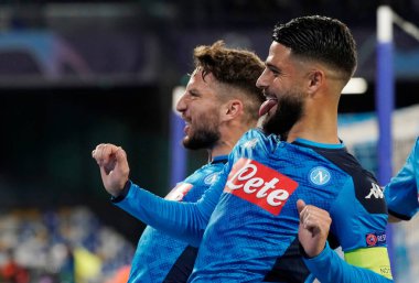 Mutluluk mertens ve lorenzo insigne Napoli Barcelona 'ya karşı, Futbol Şampiyonlar Ligi Erkekler Şampiyonası, 25 Şubat 2020 - Lps / Marco Iorio