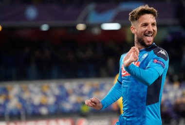 Napoli Barselona 'ya karşı, Napoli Futbol Şampiyonları Ligi Erkekler Şampiyonası, 25 Şubat 2020 - Lps / Marco Iorio