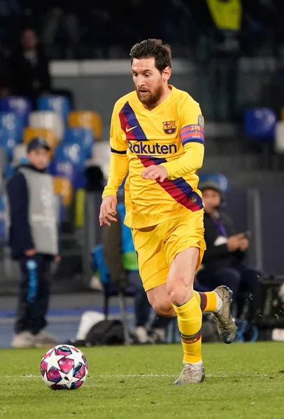 2017 Lionel Messi Napoli Barcelona Soccer Champions League Men Championship — 스톡 사진
