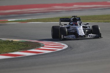 Pierre Gazly (fra) alfa tauri at01 sezon öncesi test 2020, Formula 1 Şampiyonası (İspanya), 21 Şubat 2020 - Lps / Alessio De Marco
