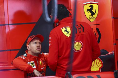 Sebastian vettel (ger) scuderia ferrari sf1000 sezon öncesi test 2020, Formula 1 Şampiyonası (İspanya), 21 Şubat 2020 - Lps / Alessio De Marco