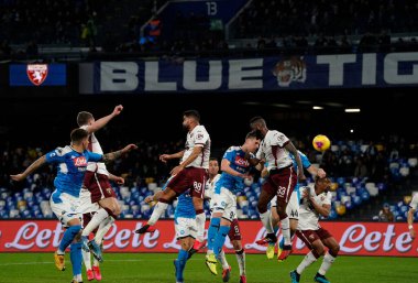 Napoli-Torino maçında kostas manolas golü (napoli), İtalya Serie A futbol maçı, Mart 01 2020 - Lps / Marco Iorio