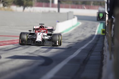 Kimi Raikkonen (yüzgeç) alfa romeo race c39 during pre-season Testing 2020, Formula 1 Championship in Barcelona (İspanya), 21 Şubat 2020 - Lps / Alessio De Marco
