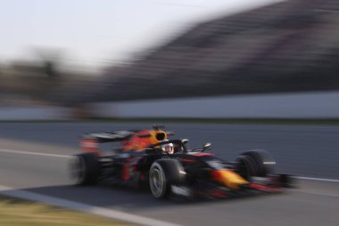 Max Verstappen (ned) Red Bull yarışı rb15 Pre-season Testing 2020, Formula 1 Championship in Barcelona (İspanya), 21 Şubat 2020 - Lps / Alessio De Marco