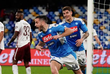 Napoli ve Torino maçında kostas manolas happiness (napoli), İtalya Serie A futbol maçı, Mart 01 2020 - Lps / Marco Iorio