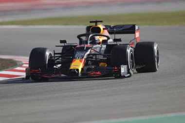 Alexander Albon (tha) Red Bull yarışı rb15 Pre-season Test 2020, Formula 1 Şampiyonası (İspanya), 21 Şubat 2020 - Lps / Alessio De Marco