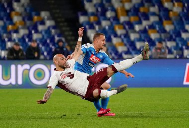 Simone Zaza (torino) Napoli-Torino, İtalya Serisi maçında 1 Mart 2020 - Lps / Marco Iorio