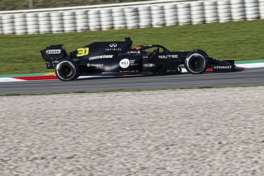 Esteban ocon (fra) renault sport f1 team rs20 during-season Testing 2020, Formula 1 Championship in Barcelona (İspanya), 21 Şubat 2020 - Lps / Alessio De Marco